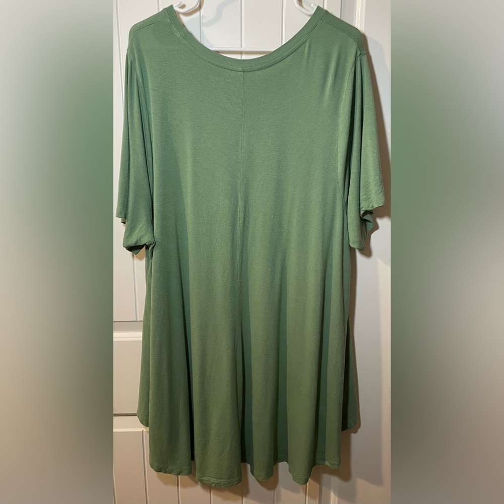 Lane Bryant Green Blouse - Picture 2 of 5